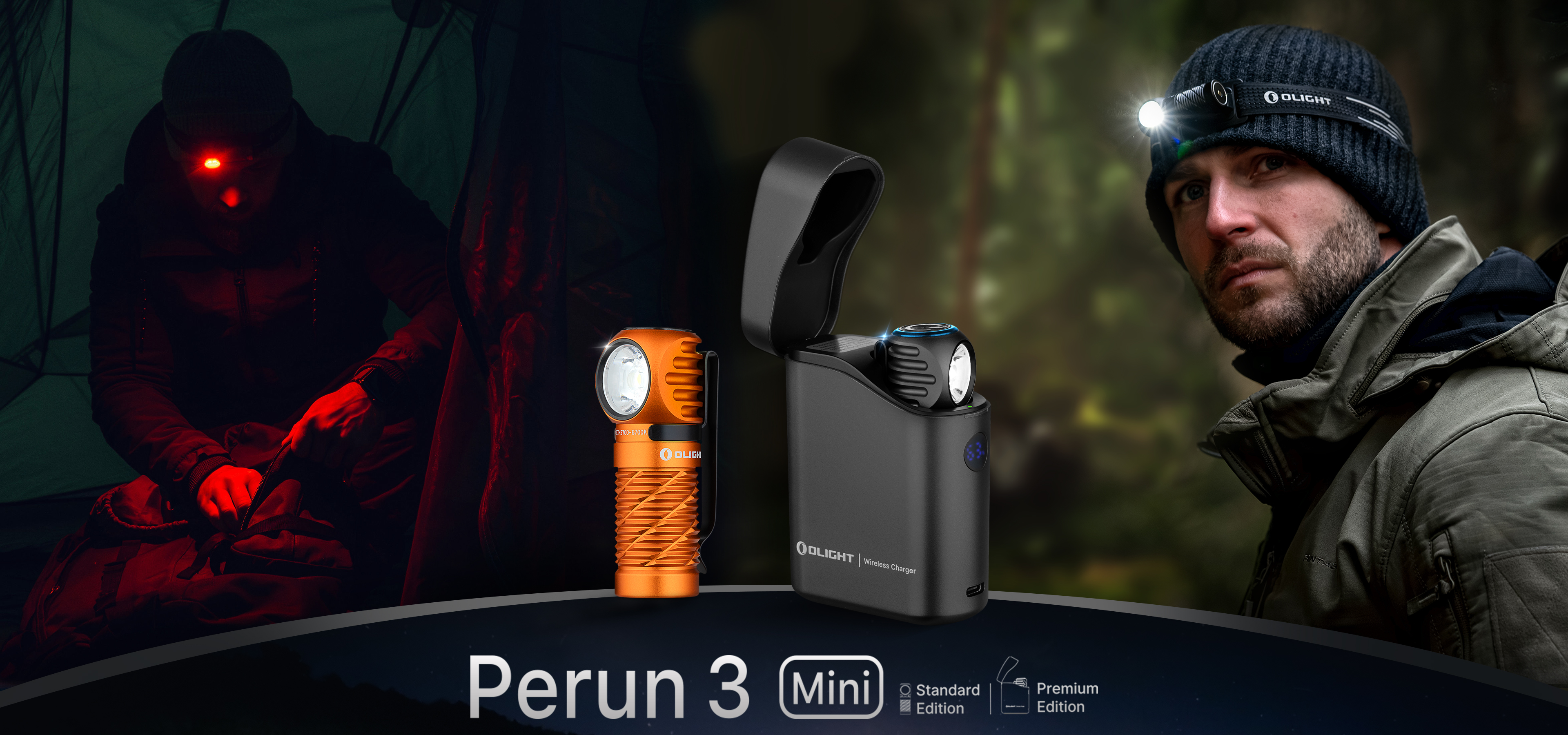 OLIGHT オーライト Perun 3 Mini ブラックCW ブラックHCRI