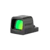 Olight Black Osight SE 6MOA GN Red Dot Sight Angled View with Green Lens for Enhanced Targeting