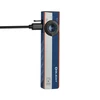 Olight Blue and Red ArkPro Flat Flashlight Charging via USB-C Cable for EDC and Outdoor Lighting