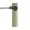 Olight ArkPro Ultra in green, featuring a side view with a charging cable for efficient power delivery.