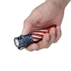 Olight US Flag ArkPro Flashlight Held in Hand with Textured Grip and Pocket Clip for Everyday Carry SEO