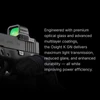 Olight Black Osight K Green Dot Sight Mounted on Handgun with Premium Optical Glass for Tactical Shooting and Hunting