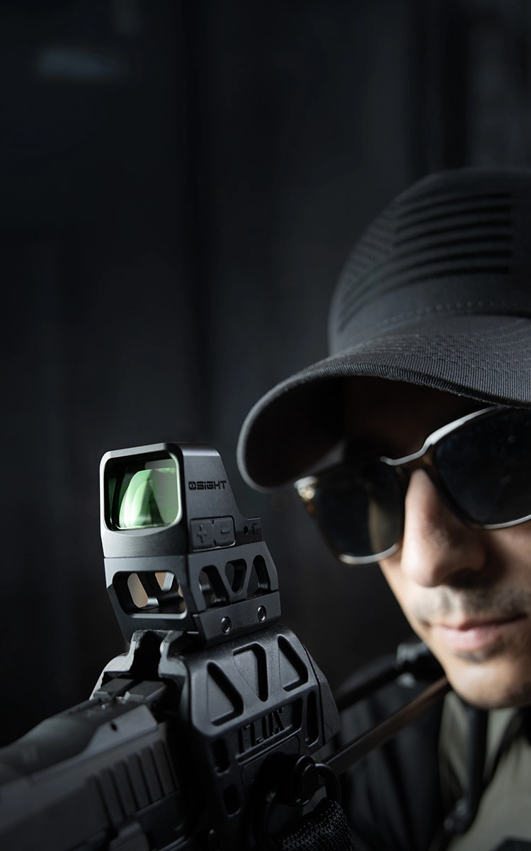 Osight C Red Dot Sight Side Loading Multi Reticle Reflex Optic