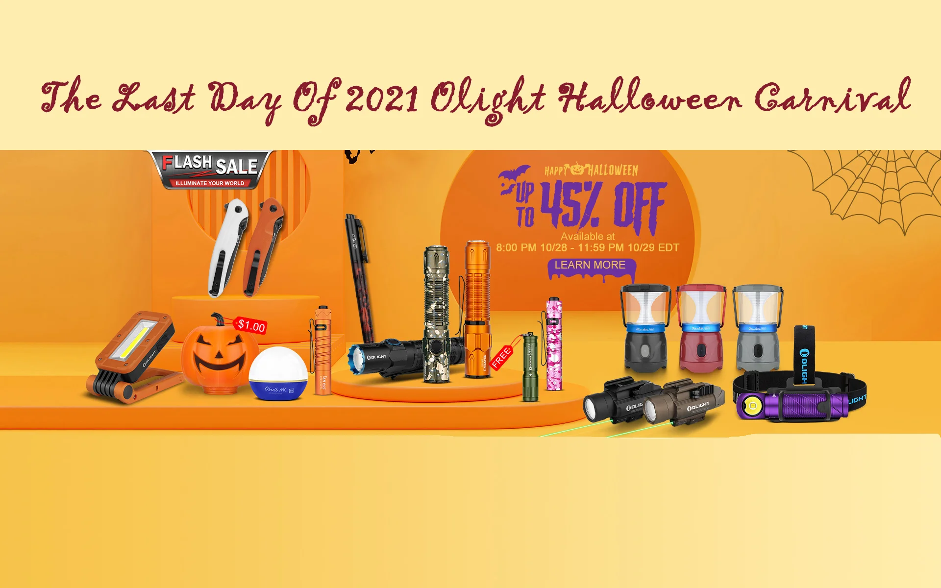 [Giveaway] The Last Day Of 2021 Olight Halloween Carnival