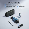 Contents of the TS004 Pro Thermal Imaging Monocular box, including the monocular, USB cable, strap, case, and manual.