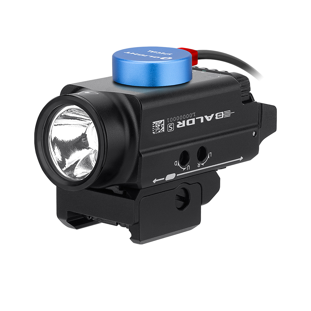 Baldr S Rail Mounted Light 800 Lumens Green Blue Beam Weapon Light