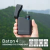 Olight Black Baton 4 Premium Edition Wireless Charger Held in Hand for Outdoor and Everyday Carry Use