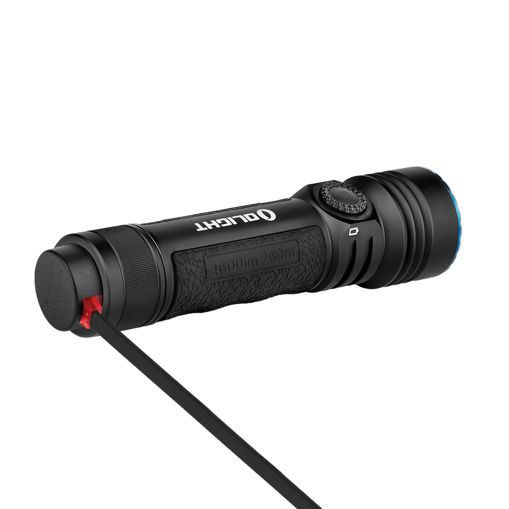 Seeker 4 Pro High Power Flashlight 4600 Lumens Dual Charge Light