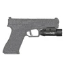 Olight PL-3R Valkyrie gun light, a rechargeable weapon light for pistols, attached to a pistol.