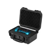 Olight Marauder Mini 2 Blue Flashlight and Oclip Pro in an open protective case, ideal for secure transport.