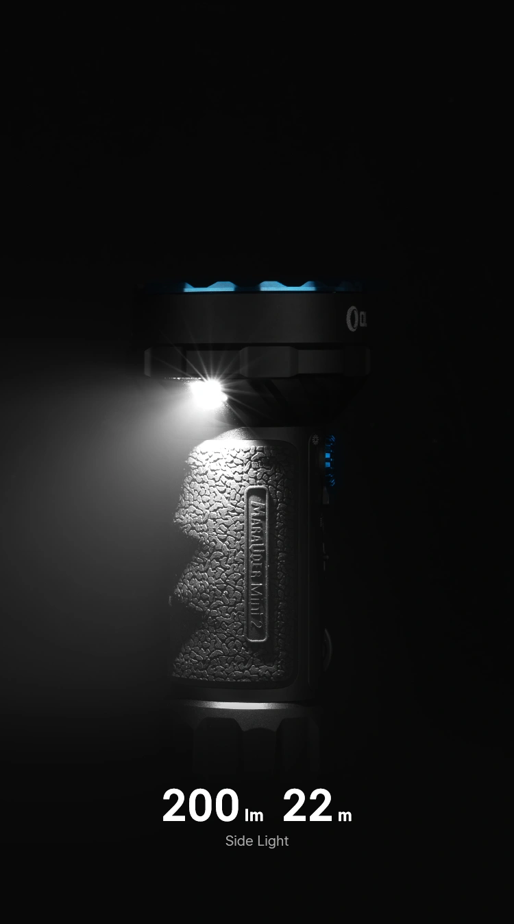 Marauder Mini 2 LED Flashlight 10000 Lumens Compact Searchlight