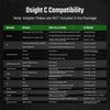 Olight Osight C Compatibility Chart, a white table with black text detailing installation and screw requirements for various firearm models.
