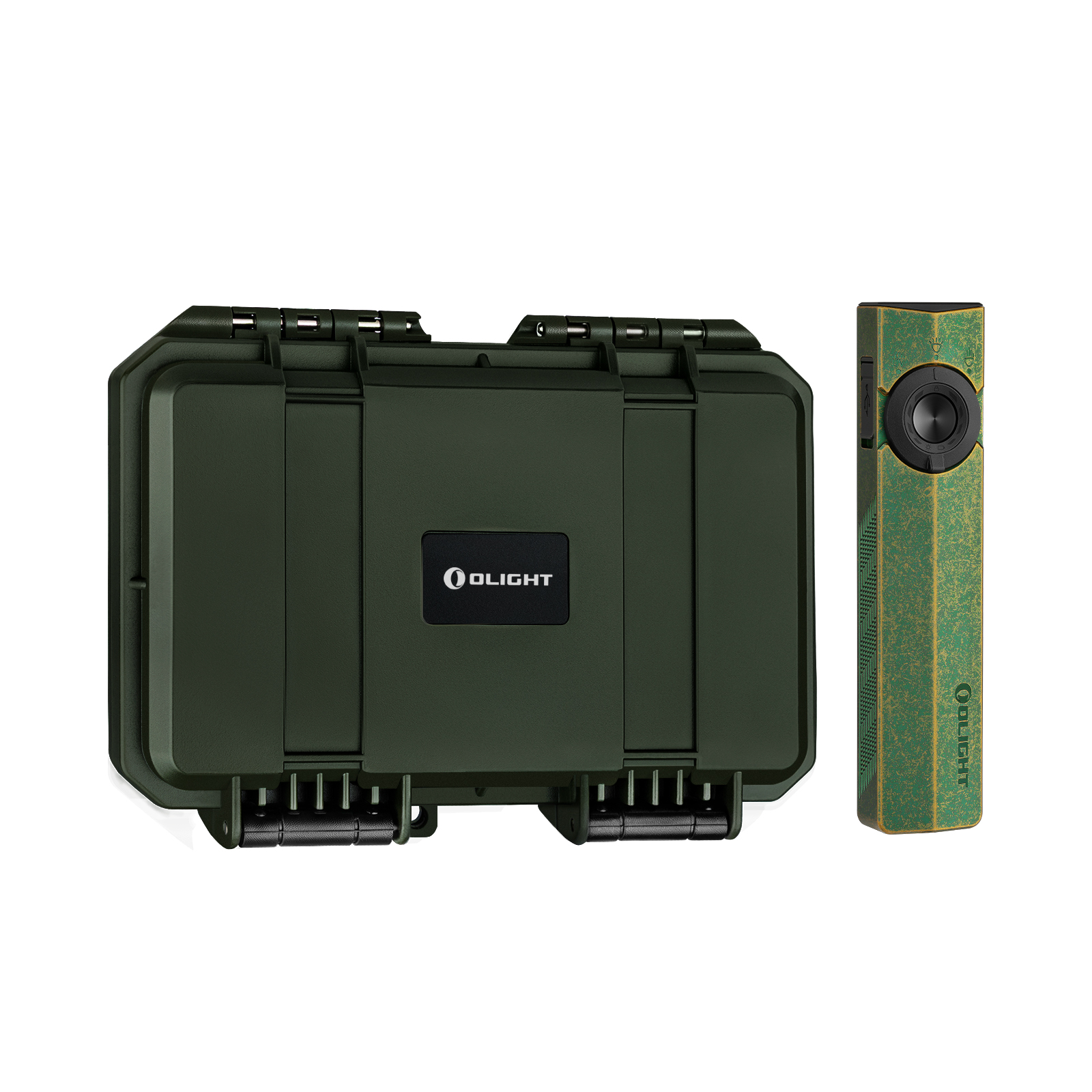ArkPro Antique Green Limited Edition Flat EDC Flashlight UV Laser