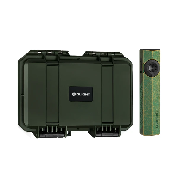 ArkPro Antique Green Limited Edition Flat EDC Flashlight UV Laser