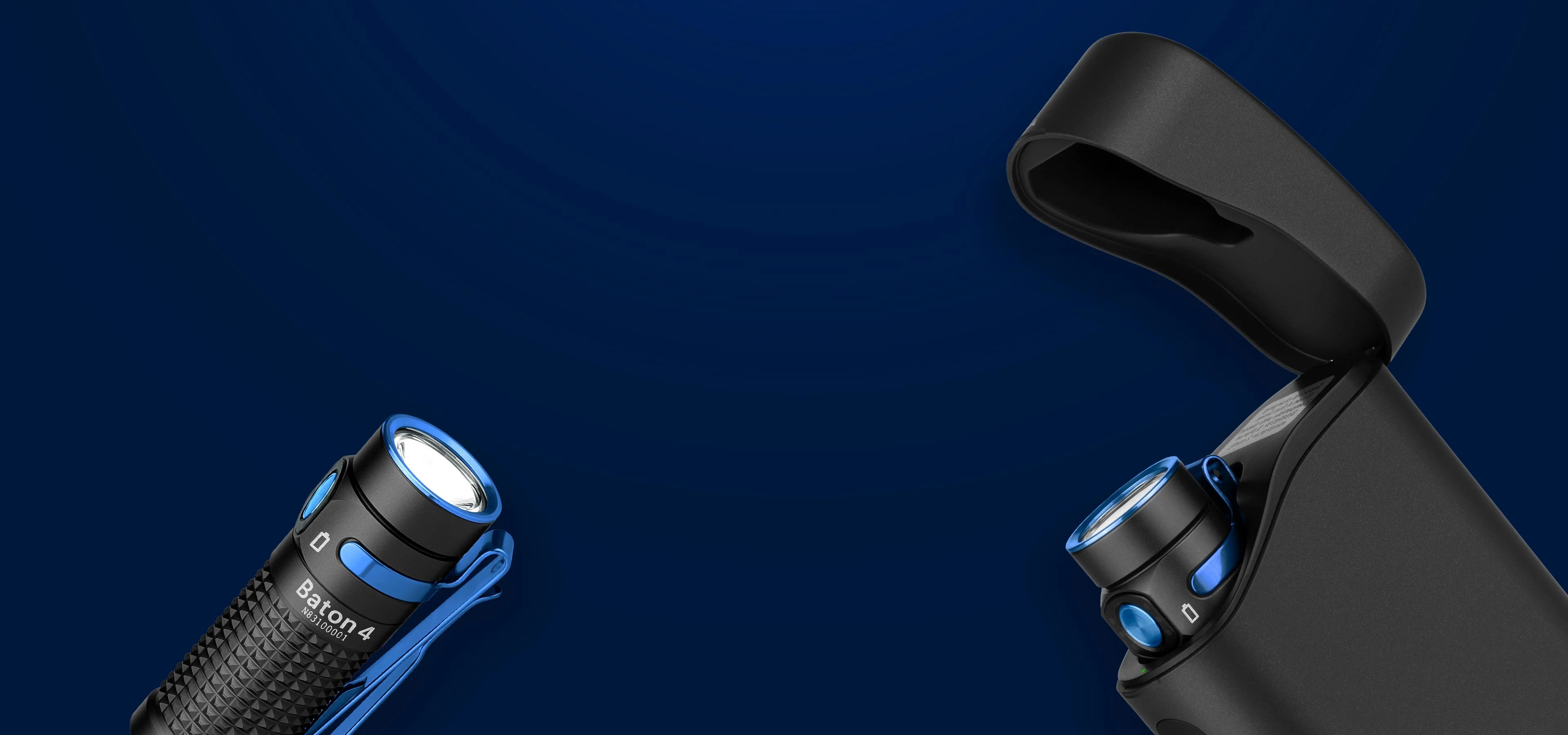 Baton 4 Powerful EDC Flashlight 1300 Lumens