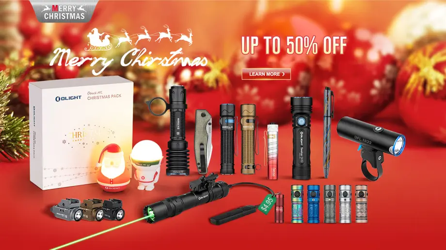 [FlashSale] Olight Best Christmas Sale Event Ever, Lots of Gifts Waiting for You