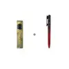 Wuben zombie themed EDC flashlight and a black and red tactical bolt action pen bundle set on a white background