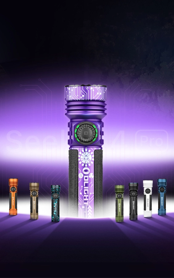 Seeker 4 Pro high power flashlight 4600 lumen dual charging