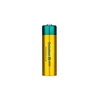 Ostation B pro rechargeable Ni-MH battery in green and gold casing isolated on white background