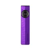 Olight purple EDC flashlight with flat design, wave patterns, and circular control dial on white background