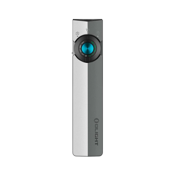 Olight Silver ArkPro Lite Multipurpose LED Light with UV and Adjustable Brightness for Everyday Carry