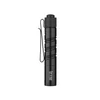 Olight Black I3T 2 Flashlight with textured grip, pocket clip, and tail switch for everyday carry