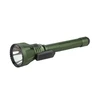 Olight Green Javelot Turbo 2 Flashlight Side View for Long-Range Illumination and Outdoor Activities