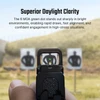 Olight OSight SE 6MOA GN green dot sight with RMR to RMSc adapter on a pistol, aiming at a target for superior daylight clarity.