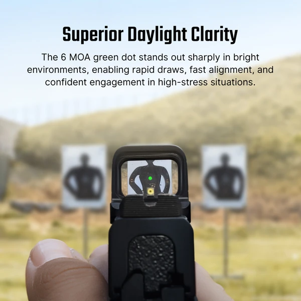 Osight SE Red Dot Sight: RMSc Optic Enclosed Emitter - Olight