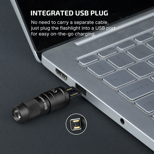 imini 2 Rechargeable Mini Flashlight - Compact & Magnetic