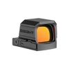 Olight Osight matte black red dot sight with orange reflective optic lens isolated on white background