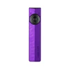 Olight Purple ArkPro Flat EDC Flashlight Front View with Selector Dial and UV Light Mode for Every Day Carry