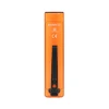 Olight Orange Arkfeld Pro Flat Flashlight Back View with Black Pocket Clip for Everyday Carry and Outdoor Use
