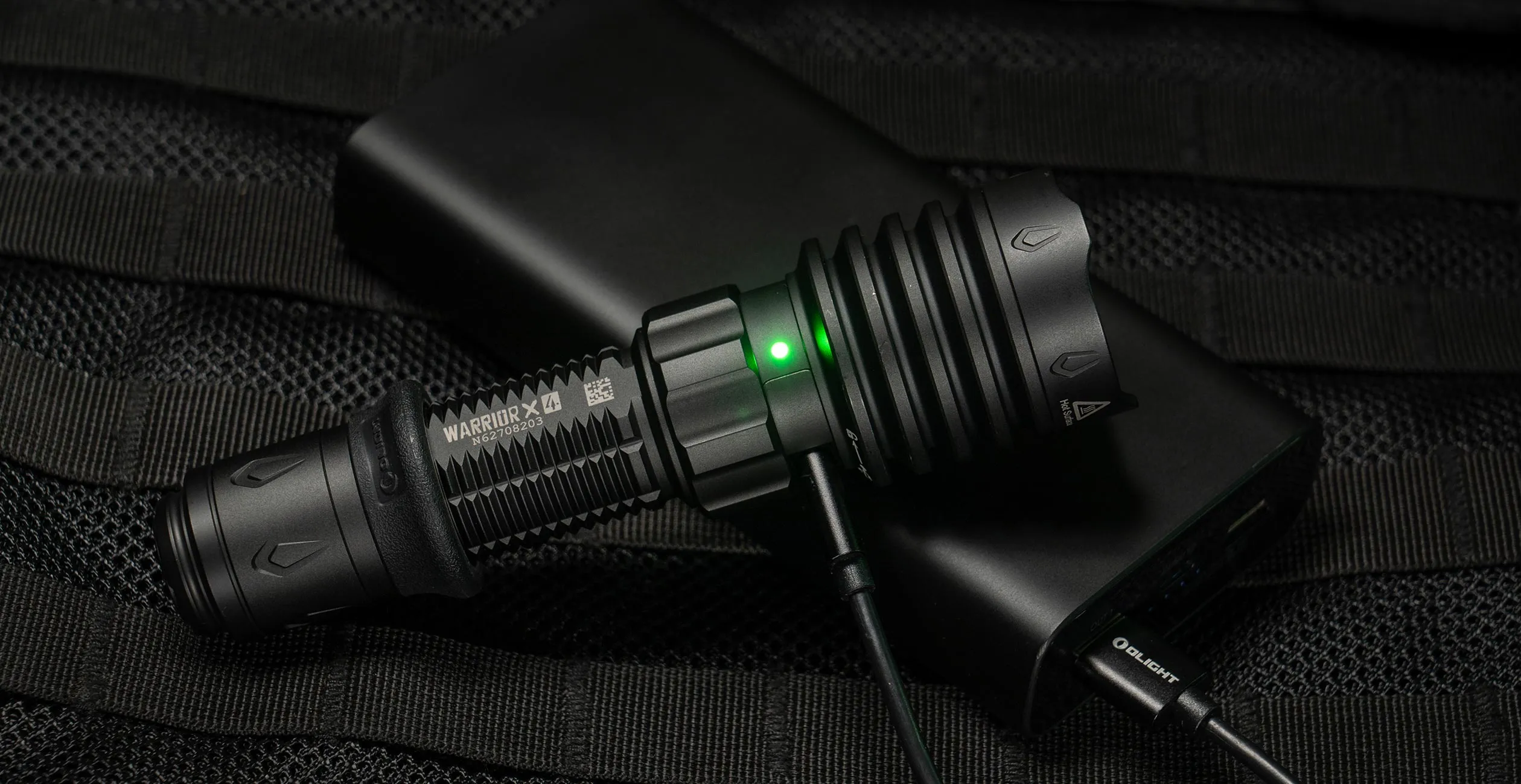 Warrior X 4 USB-C and MCC Rechargeable Flashlight With Holster