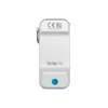 Olight White Oclip Pro magnetic clip, front view, for versatile and secure attachment.