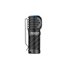 Olight Black Perun 3 Mini Headlamp Side View with Pocket Clip for Hands-Free Lighting