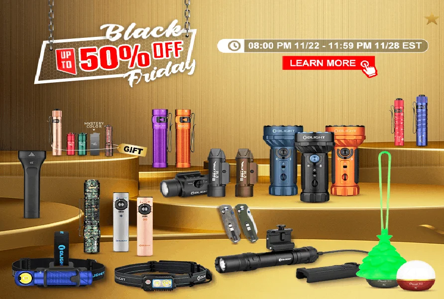 2022 Olight Amazing Black Friday Sales-Shopping Guide!