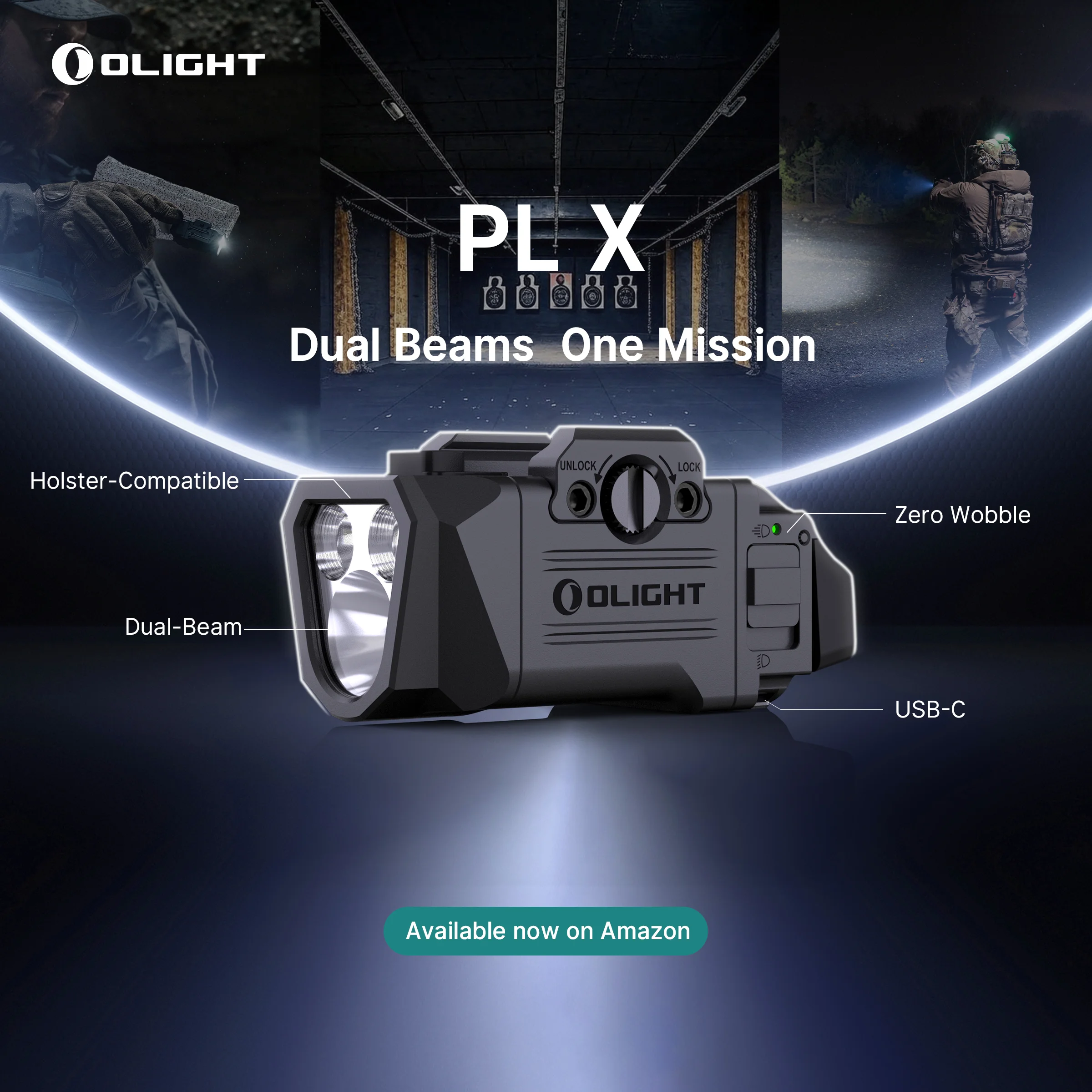 Light Up Every Shot: Meet the Olight PL X – The Dual-Beam Rail-Mounted Flashlight