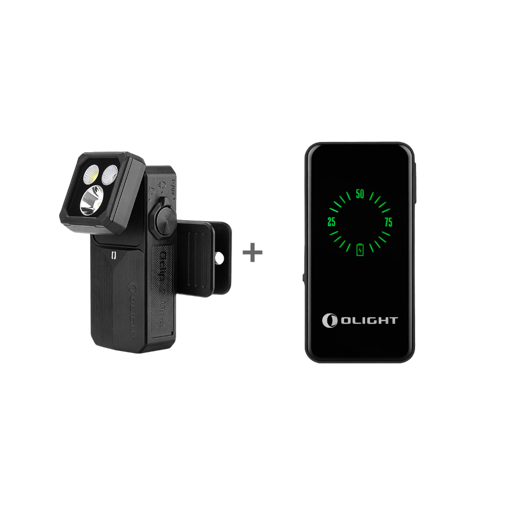 Oclip 2 Ultra Clip Flashlight Multi use EDC Light with Headband