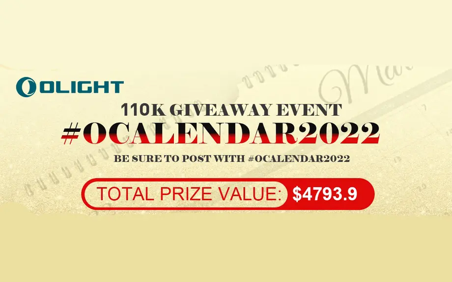 Share Your OCalendar Pictures in FB，110K giveaway #OCalendar2022