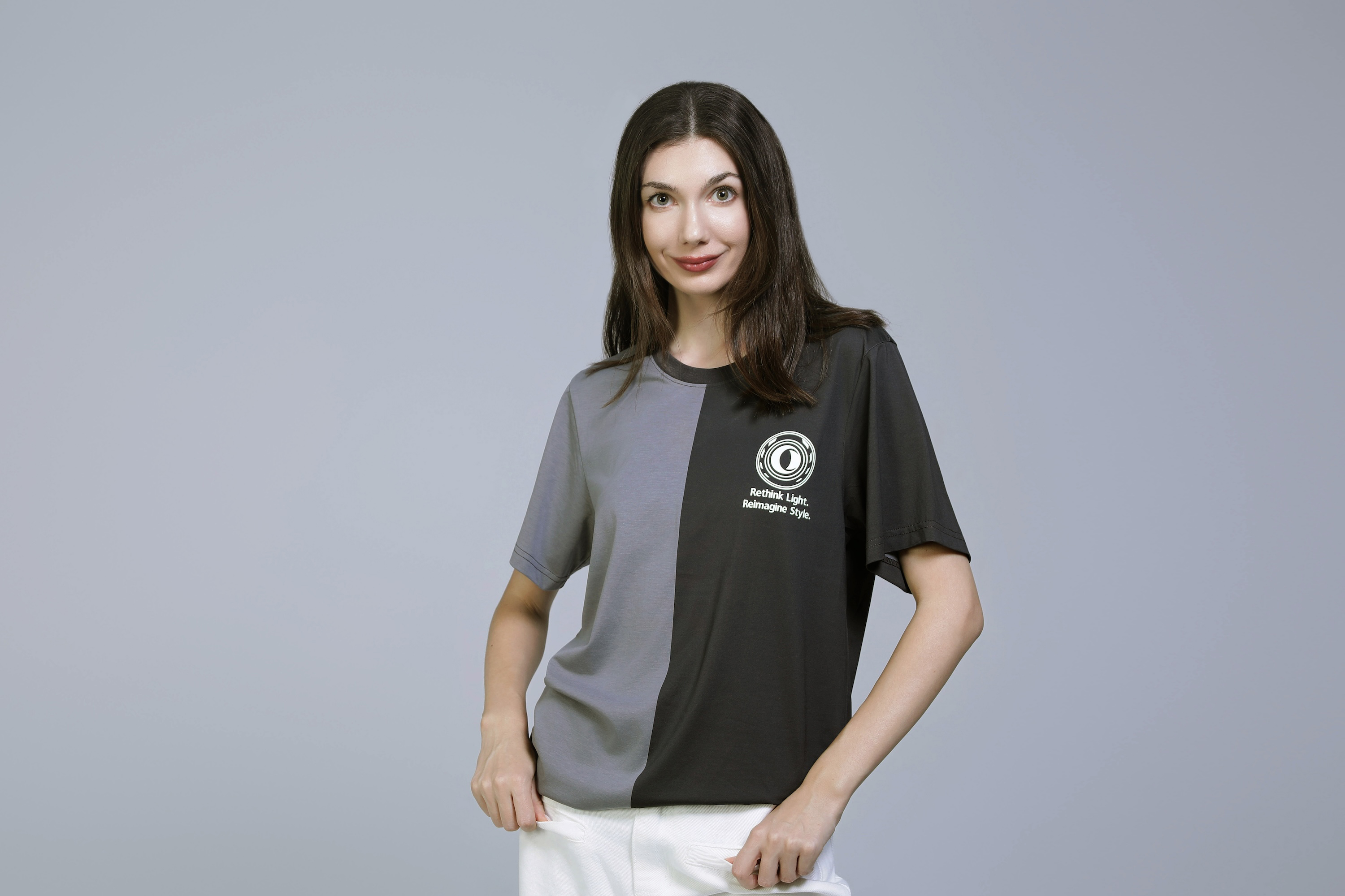 ArkPro T-Shirt UV Reactive Color Block Tee Glow Dark Exclusive