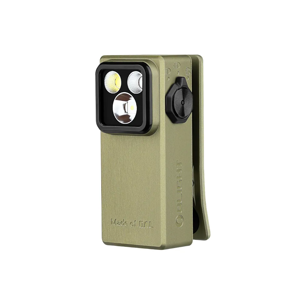 OLIGHT Oclip Ultra OAL合金製　オリーブグリーン Oclip 2 Ultra Clip Flashlight UV Red LED Magnetic EDC Work Light
