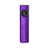 Olight purple flat EDC flashlight with UV light and central selector dial on white background