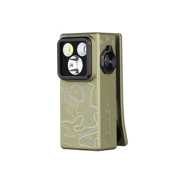 Oclip Ultra EDC Light 3 in 1 Clip On Flood Spot UV Flashlight - Olight