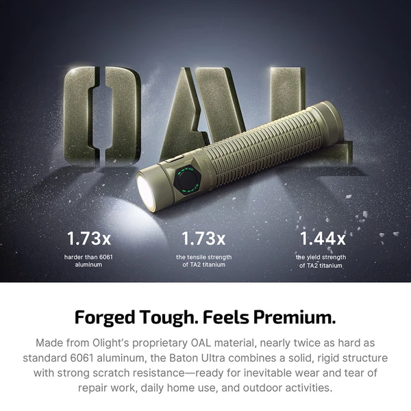 Baton Ultra 4 Pro EDC Flashlight 1800 Lumens USB-C Charging and