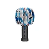 Olight Marauder Mini 2 patterned with blue and white, angled view, camping lantern for outdoor lighting