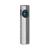 Olight silver and dark grey ArkPro Lite flashlight, angled view with blue accent, textured grip, and UV function for EDC.