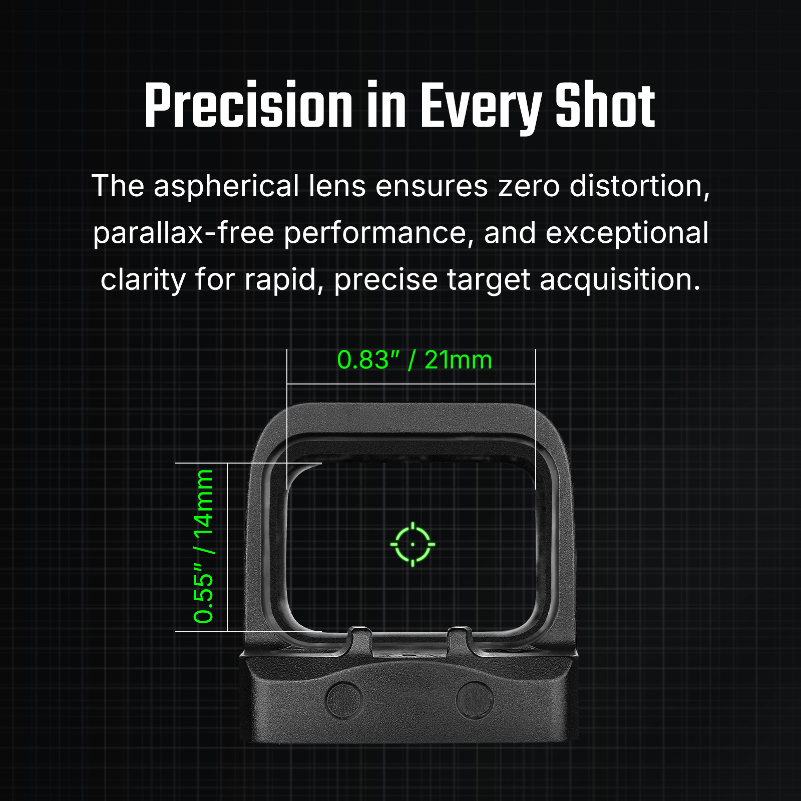 Osight SE Enclosed Red Dot Sight RMSc Footprint Side Loading
