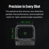 Olight Osight SE 6MOA GN Red Dot Sight Front View with Green Reticle for Rapid and Precise Target Acquisition