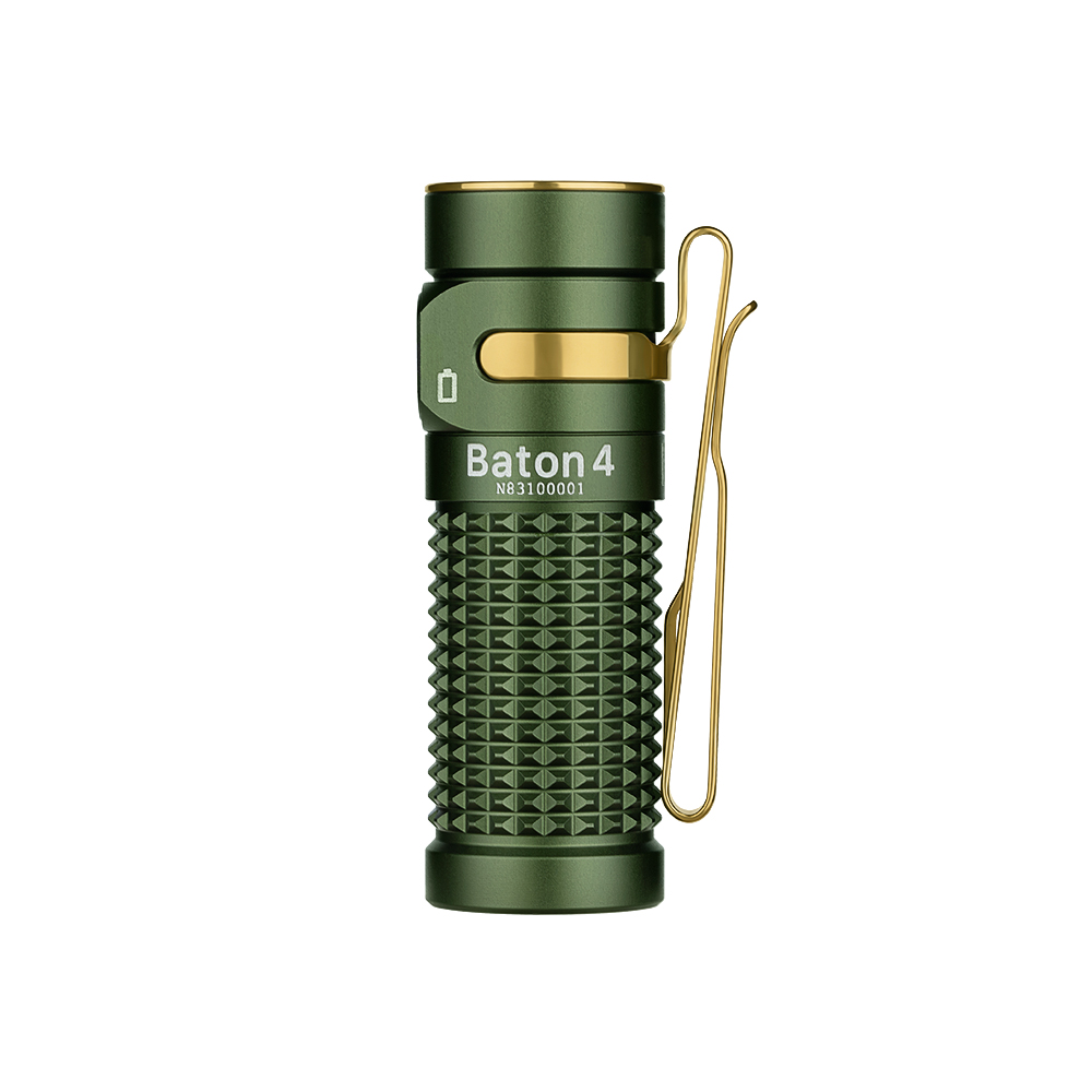 Baton 4 Premium Powerful Mini EDC Flashlight 1300 Lumens Olight